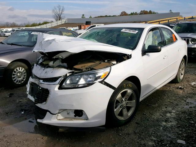 1G11B5SL8FF251186 - 2015 CHEVROLET MALIBU LS WHITE photo 2