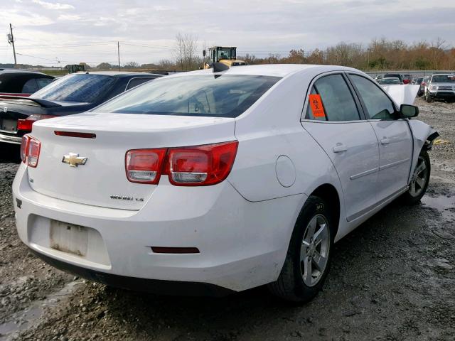 1G11B5SL8FF251186 - 2015 CHEVROLET MALIBU LS WHITE photo 4