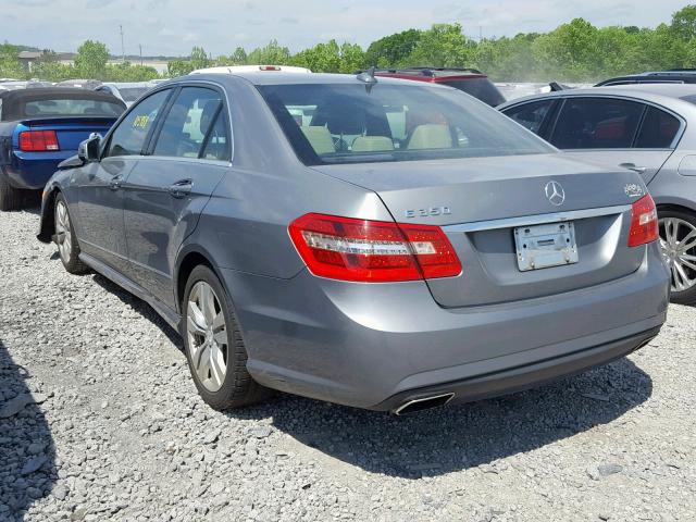 WDDHF5GB9BA393957 - 2011 MERCEDES-BENZ E 350 SILVER photo 3