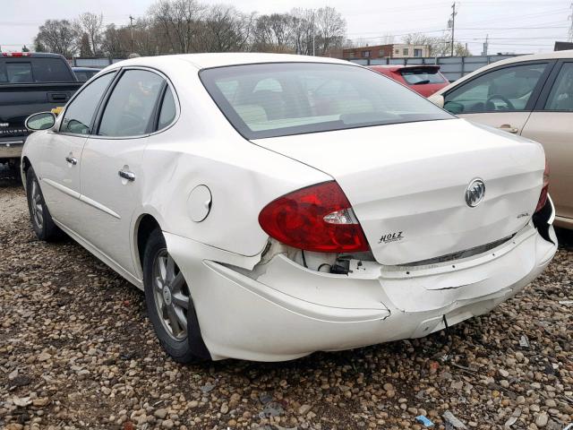 2G4WD582671193475 - 2007 BUICK LACROSSE C WHITE photo 3