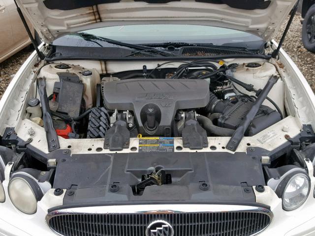 2G4WD582671193475 - 2007 BUICK LACROSSE C WHITE photo 7