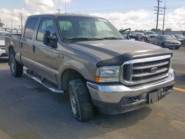 1FTSW31F52EC95727 - 2002 FORD F350 SRW S BROWN photo 1