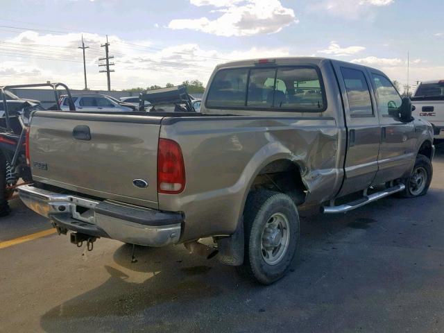 1FTSW31F52EC95727 - 2002 FORD F350 SRW S BROWN photo 4