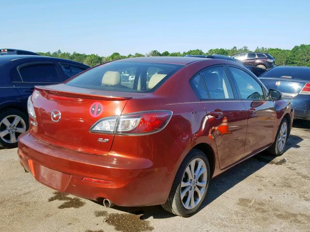 JM1BL1S58A1197154 - 2010 MAZDA 3 S RED photo 4