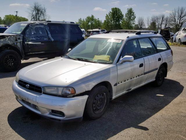 4S3BK4356W7304029 - 1998 SUBARU LEGACY L SILVER photo 2