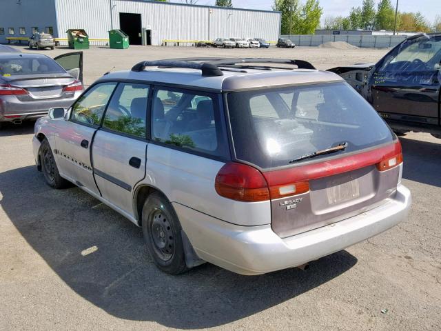 4S3BK4356W7304029 - 1998 SUBARU LEGACY L SILVER photo 3