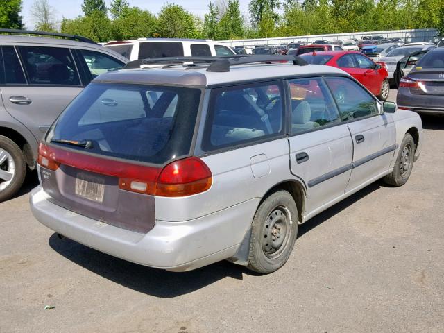 4S3BK4356W7304029 - 1998 SUBARU LEGACY L SILVER photo 4