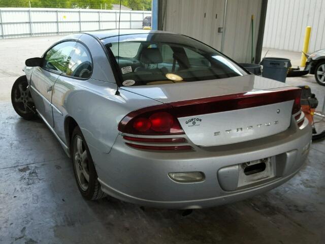 4B3AG52H41E016254 - 2001 DODGE STRATUS R/ SILVER photo 3