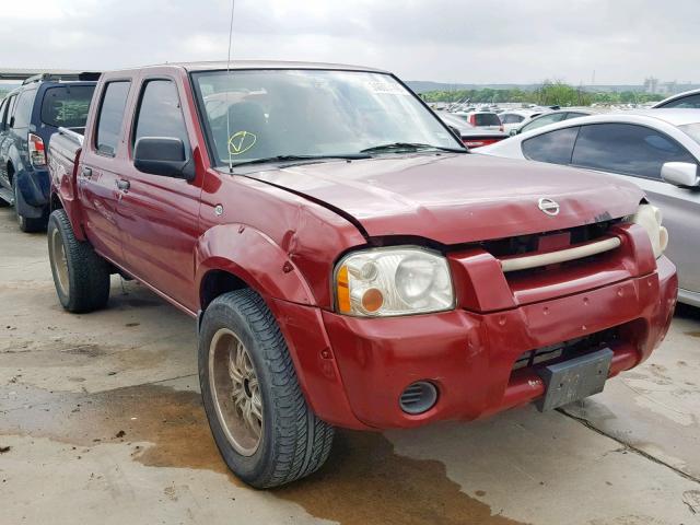 1N6ED27T84C406163 - 2004 NISSAN FRONTIER C RED photo 1