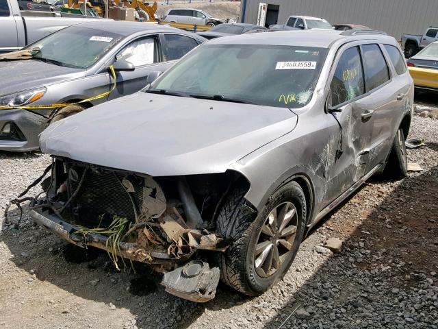 1C4RDHDG1EC452465 - 2014 DODGE DURANGO LI SILVER photo 2