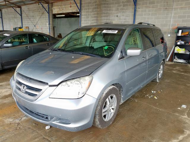 5FNRL38466B125313 - 2006 HONDA ODYSSEY EX  photo 2