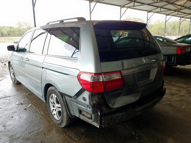 5FNRL38466B125313 - 2006 HONDA ODYSSEY EX  photo 3