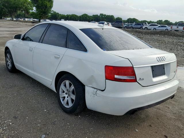 WAUAH74F06N080364 - 2006 AUDI A6 3.2 WHITE photo 3