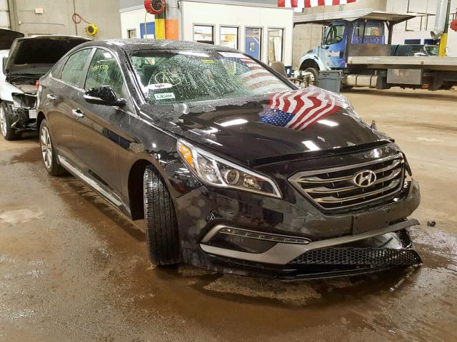 5NPE34AF3GH327769 - 2016 HYUNDAI SONATA SPO BLACK photo 1