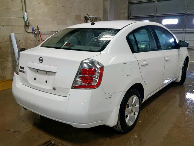 3N1AB61E38L656383 - 2008 NISSAN SENTRA 2.0 WHITE photo 4