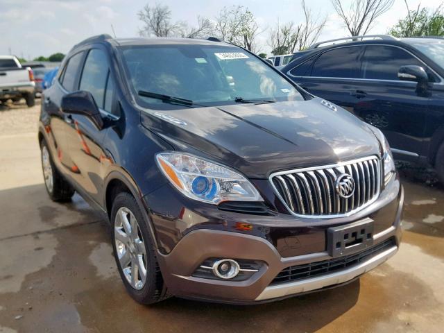 KL4CJCSB4DB194353 - 2013 BUICK ENCORE BROWN photo 1