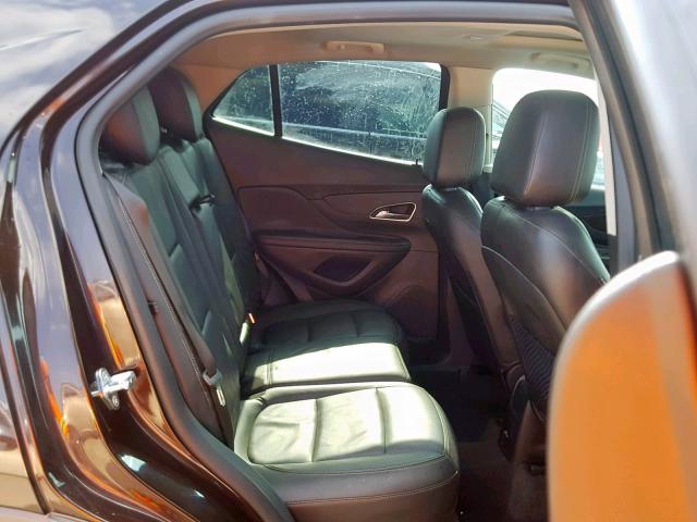 KL4CJCSB4DB194353 - 2013 BUICK ENCORE BROWN photo 6