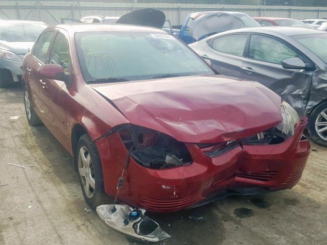 1G1AL58F587200417 - 2008 CHEVROLET COBALT LT RED photo 1