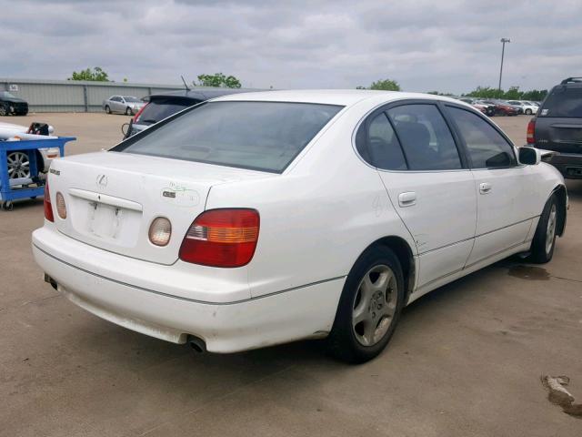 JT8BD68S3X0082207 - 1999 LEXUS GS 300 WHITE photo 4