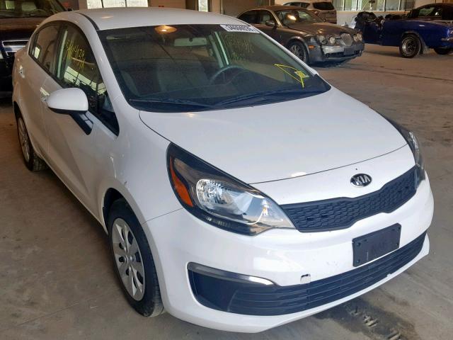 KNADM4A36H6119117 - 2017 KIA RIO LX WHITE photo 1