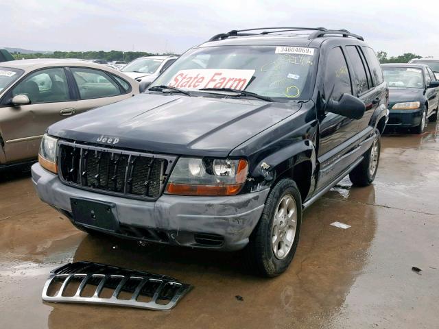 1J4G258S6XC518340 - 1999 JEEP GRAND CHER BLACK photo 2