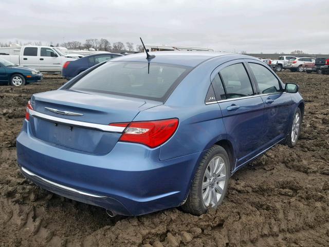 1C3BC1FG3BN602315 - 2011 CHRYSLER 200 TOURIN BLUE photo 4