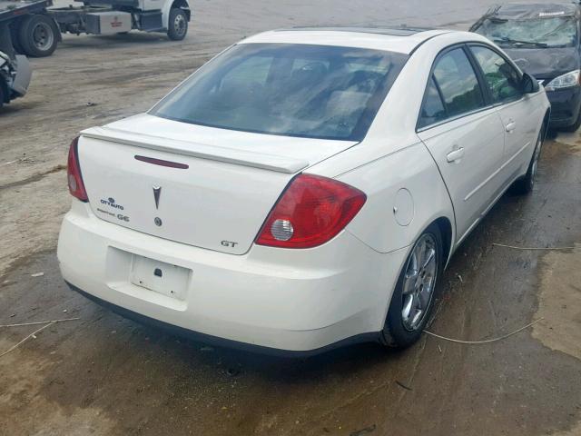 1G2ZH528X54162402 - 2005 PONTIAC G6 GT WHITE photo 4