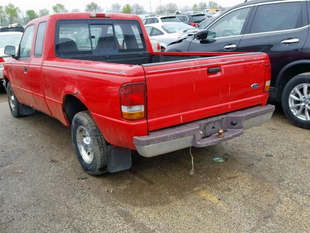 1FTCR14A9SPA68108 - 1995 FORD RANGER SUP RED photo 3