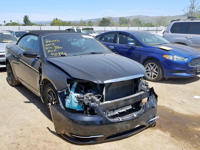 1C3BCBEB6CN229445 - 2012 CHRYSLER 200 TOURIN BLACK photo 1