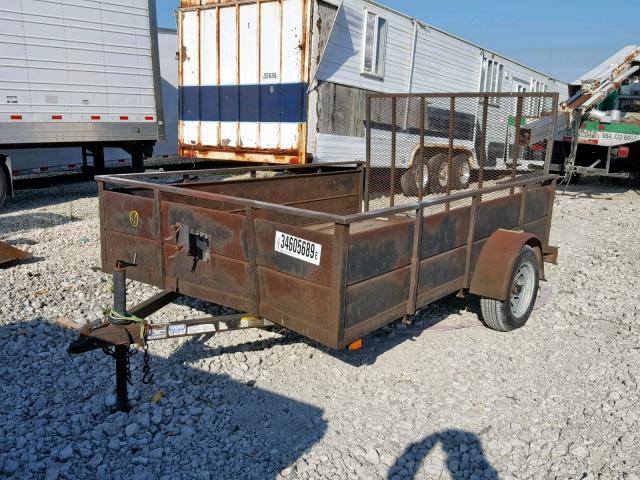 4FPFB10168G129635 - 2008 UTILITY TRAILER BLACK photo 2