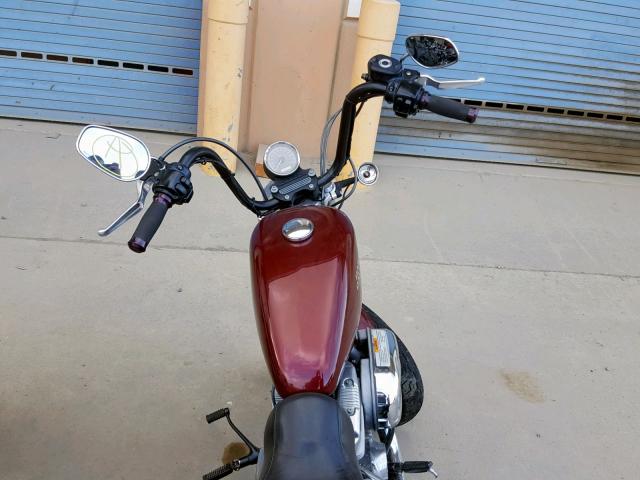 1HD4CR2398K410072 - 2008 HARLEY-DAVIDSON XL883 L BURGUNDY photo 5