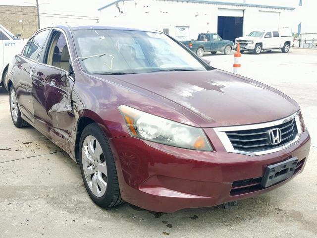 1HGCP26888A058222 - 2008 HONDA ACCORD EXL BURGUNDY photo 1