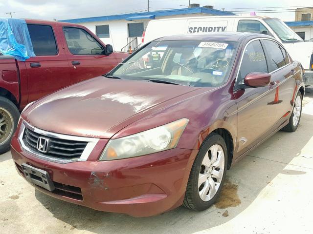 1HGCP26888A058222 - 2008 HONDA ACCORD EXL BURGUNDY photo 2