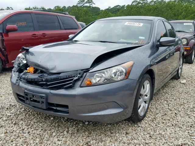 JHMCP26888C069433 - 2008 HONDA ACCORD EXL GRAY photo 2