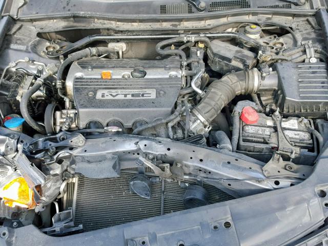 JHMCP26888C069433 - 2008 HONDA ACCORD EXL GRAY photo 7