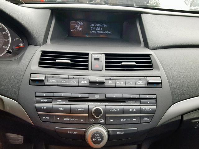 JHMCP26888C069433 - 2008 HONDA ACCORD EXL GRAY photo 9