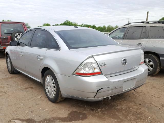 1MEHM40W09G627495 - 2009 MERCURY SABLE SILVER photo 3