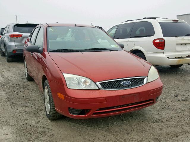 1FAHP34N65W178544 - 2005 FORD FOCUS ZX4 RED photo 1