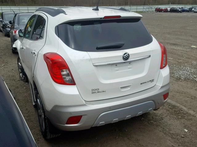 KL4CJHSB3EB618412 - 2014 BUICK ENCORE PRE WHITE photo 3