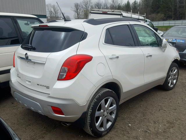 KL4CJHSB3EB618412 - 2014 BUICK ENCORE PRE WHITE photo 4