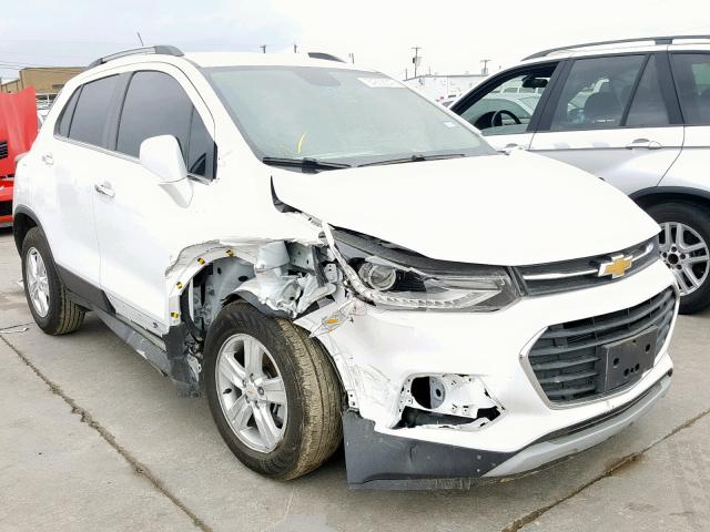 KL7CJLSB2JB726200 - 2018 CHEVROLET TRAX 1LT WHITE photo 1