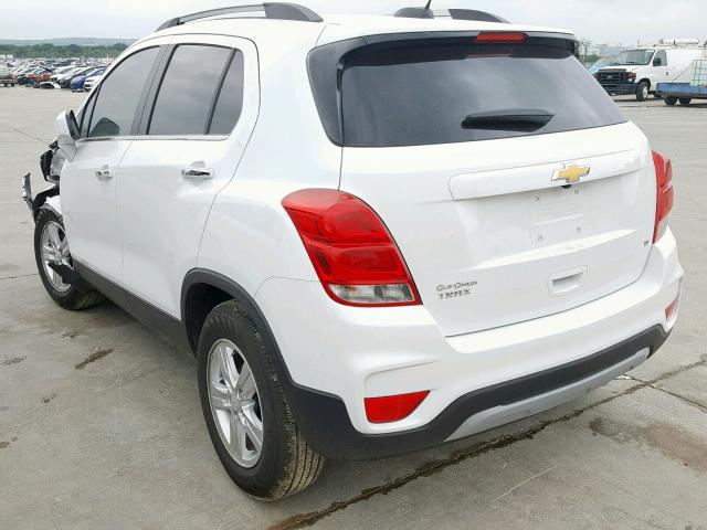 KL7CJLSB2JB726200 - 2018 CHEVROLET TRAX 1LT WHITE photo 3