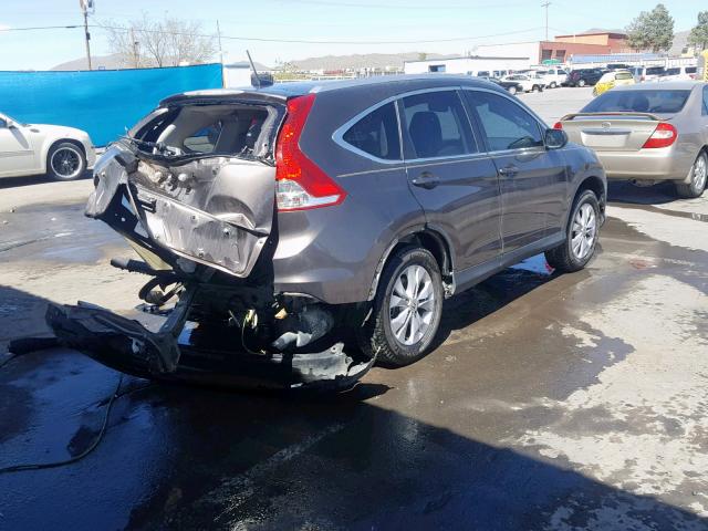 2HKRM3H70EH529408 - 2014 HONDA CR-V EXL BROWN photo 4