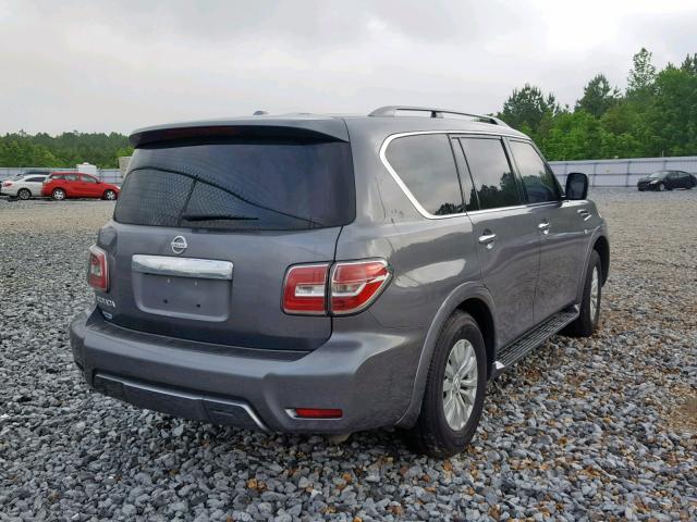 JN8AY2ND8K9085533 - 2019 NISSAN ARMADA SV GRAY photo 4