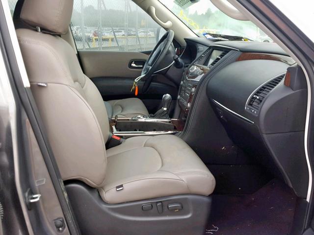 JN8AY2ND8K9085533 - 2019 NISSAN ARMADA SV GRAY photo 5