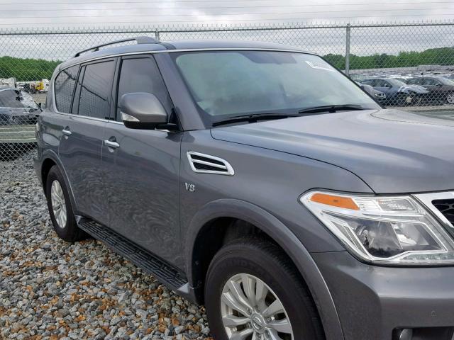 JN8AY2ND8K9085533 - 2019 NISSAN ARMADA SV GRAY photo 9