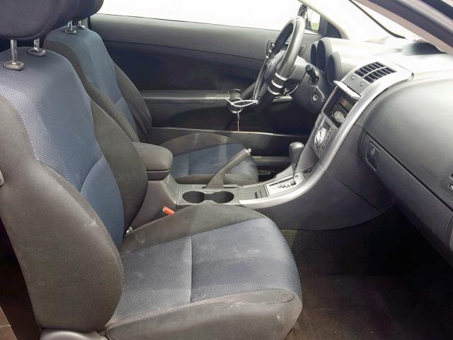 JTKDE177870196526 - 2007 TOYOTA SCION TC BLACK photo 5