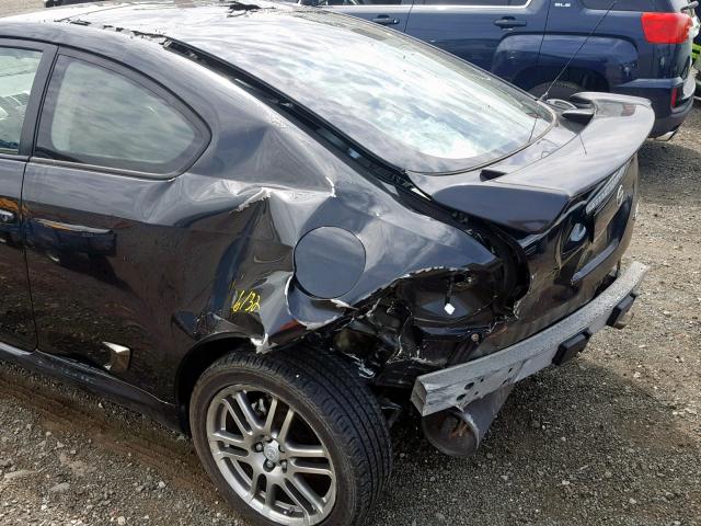 JTKDE177870196526 - 2007 TOYOTA SCION TC BLACK photo 9