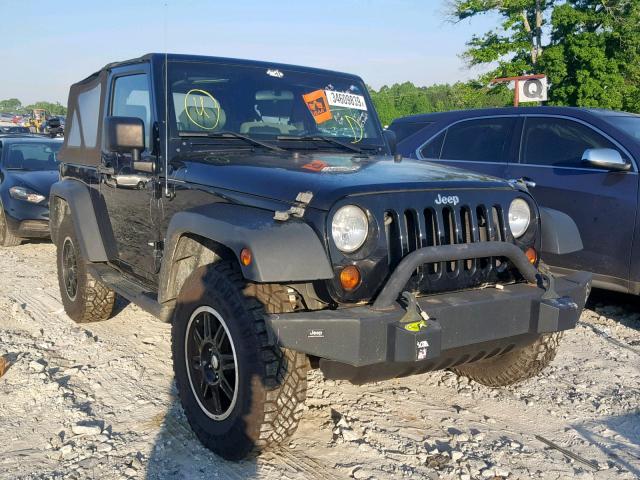 1J4AA2D14AL100709 - 2010 JEEP WRANGLER S BLACK photo 1