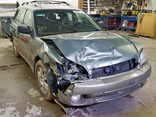 4S3BH815547602643 - 2004 SUBARU LEGACY OUT GREEN photo 1